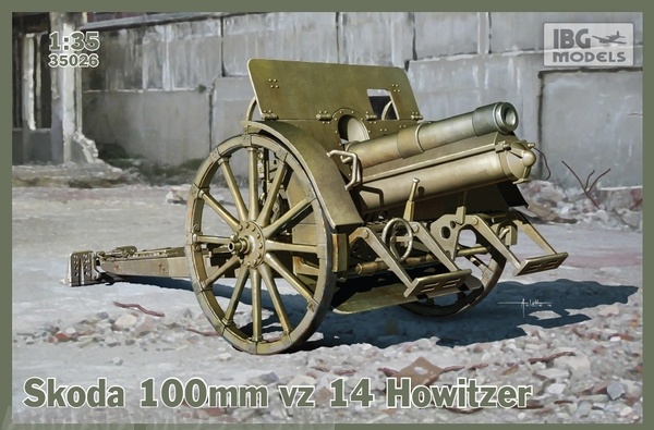 IBG35026 Пушка Skoda 100mm vz 14 Howitzer IBG models