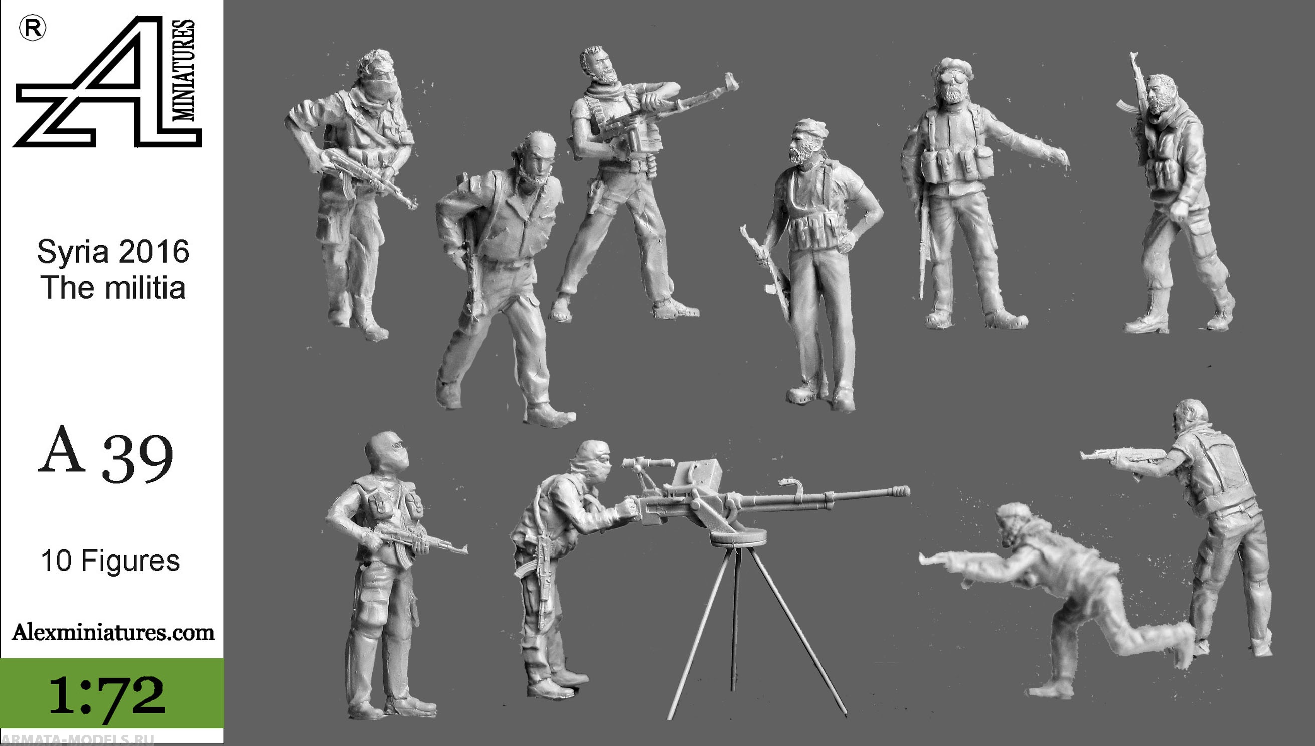 А39 Сирия 2016 . Ополчение1:72 Alex miniatures