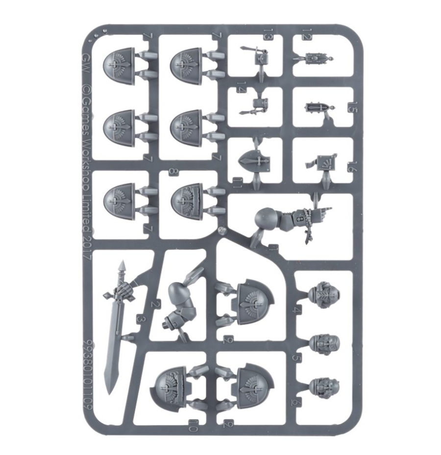 44-75GW Набор улучшений для Примарис Тёмных Ангелов (Dark Angels Primaris Upgrades)