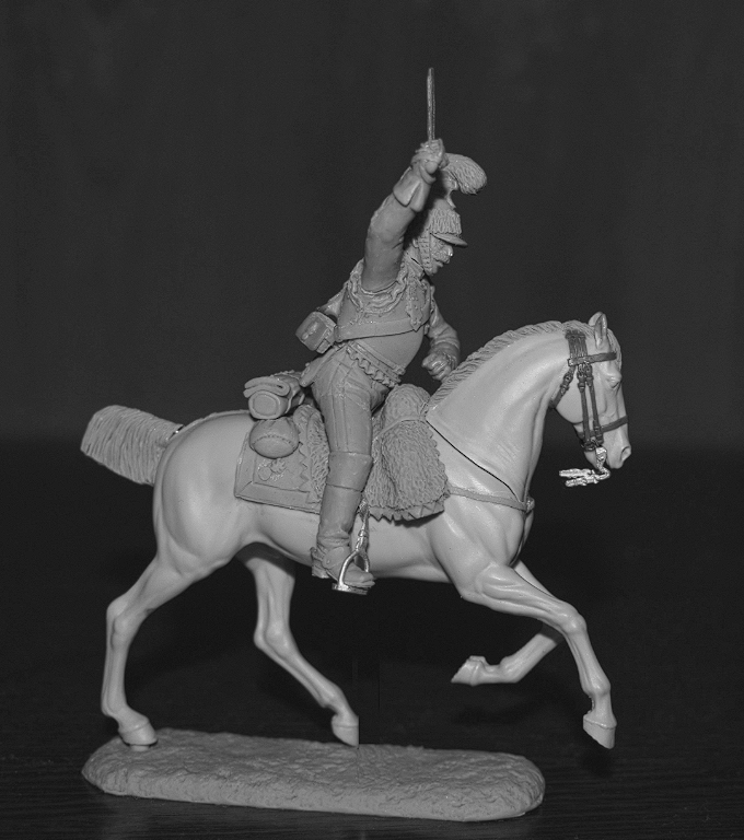 CHM-54378. Старший вахмистр кирасирских полков, Вестфалия 1810-13 гг. 54 мм. Материал - смола. Chronos Miniatures