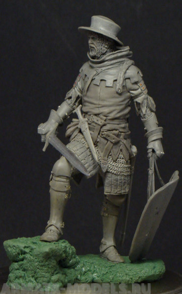 75-017TIN European warrior of 1410-1415 TinBerlin