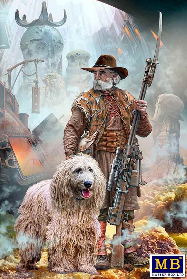 MB35216 Фигуры, Постапокалиптика. Битва в пустыне. Клан Черепа - Дальний Рейд. Набор №4. Новая религия. Пас Master Box (MB)