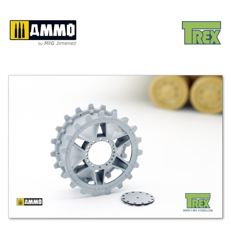 TR35036 Звездочка PzKpfw IV Disassembled Sprocket Set A Late Version