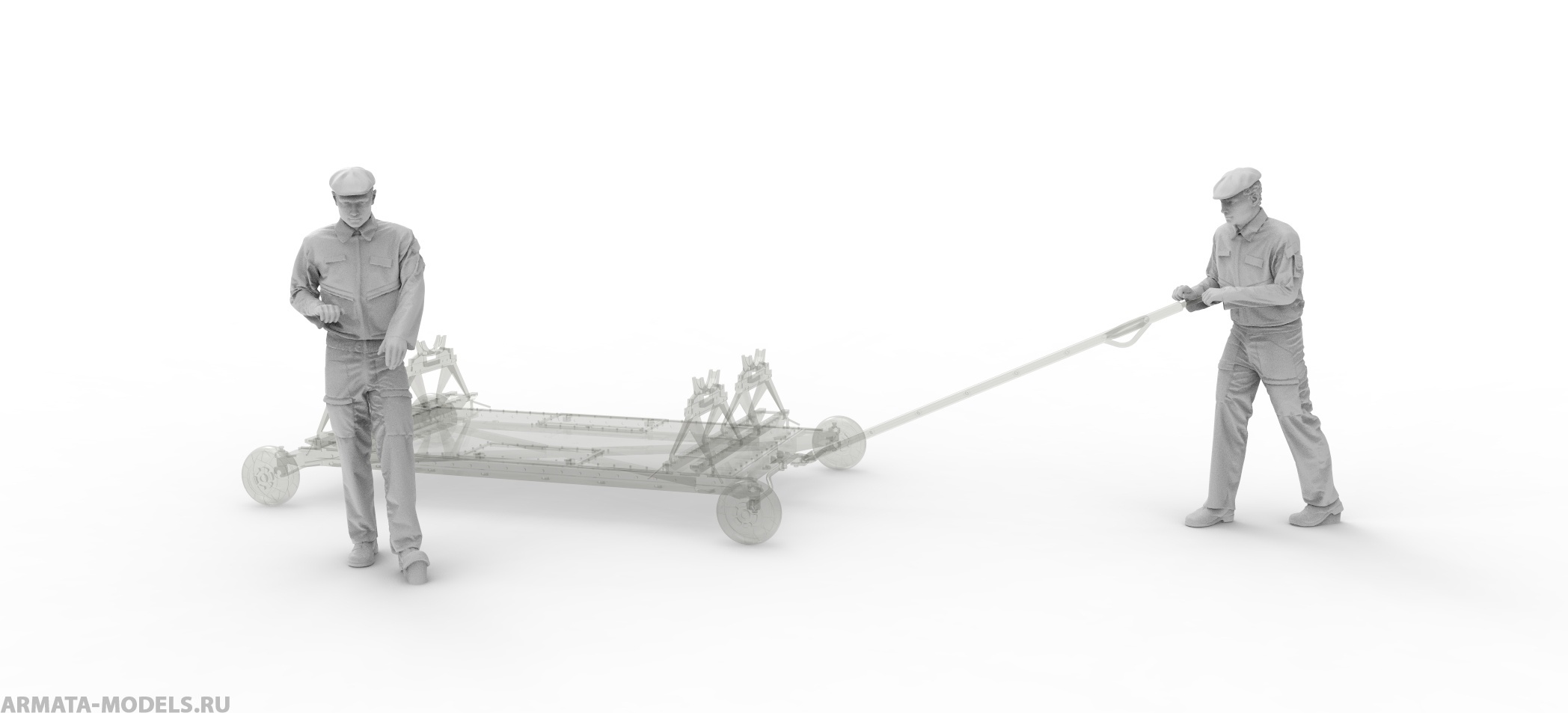 72132-1TMP ТЕХНИКИ ВКС РФ. 2 шт. Набор № 9 Temp Models