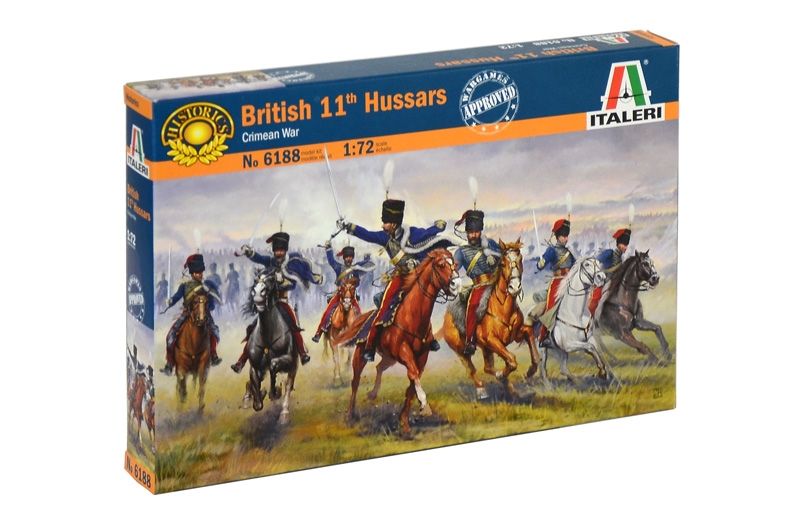 6188ИТ Солдатики Crimean Wars: BRITISH 11th HUSSARS CAVALRY Italeri