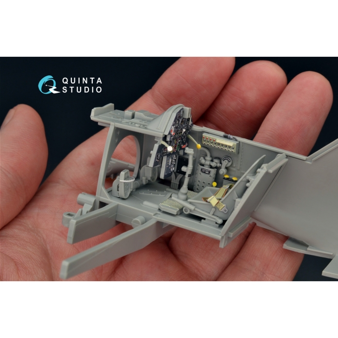 QD32052 3D Декаль интерьера кабины Bf 109E-3 (для модели Cyber-hobby/Dragon)