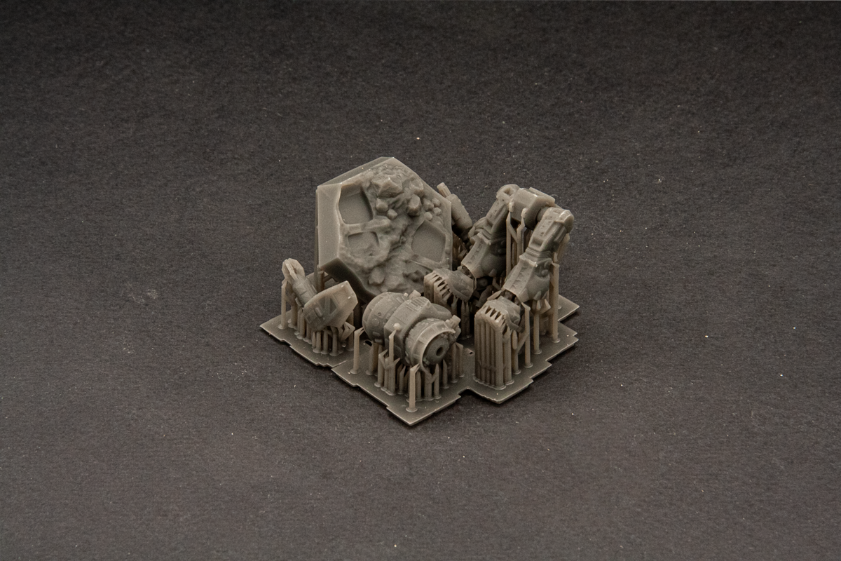 RIM28501 Миниатюра для настольных игр боевой робот  «Грозный» Red Iron