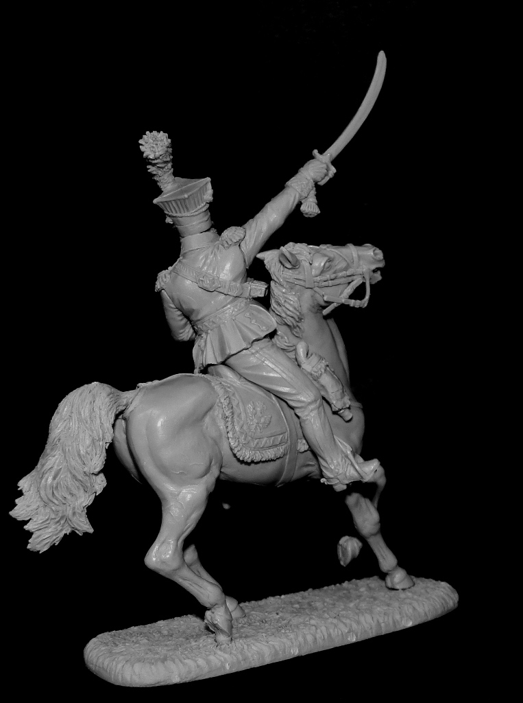 CHM-54204. Польский генерал Я.Г. Домбровский, 1792-1807 гг. 54 мм. Материал - смола. Chronos Miniatures