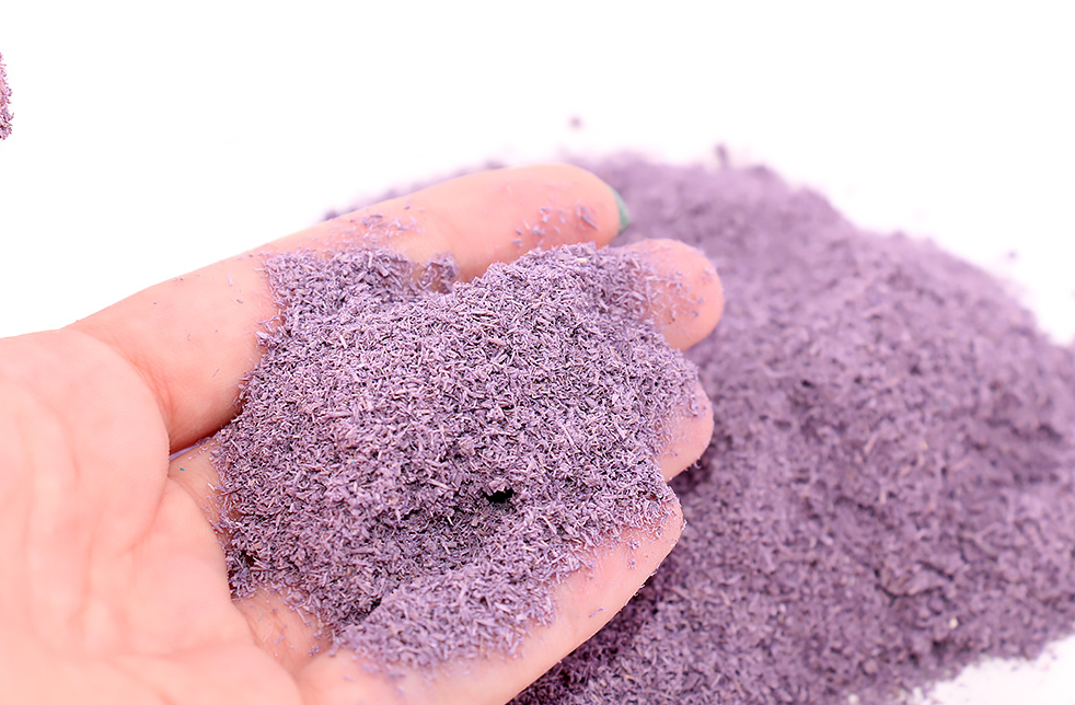 005opc005 Присыпка для имитации цветов. Сиреневые цветы. 100 мл.