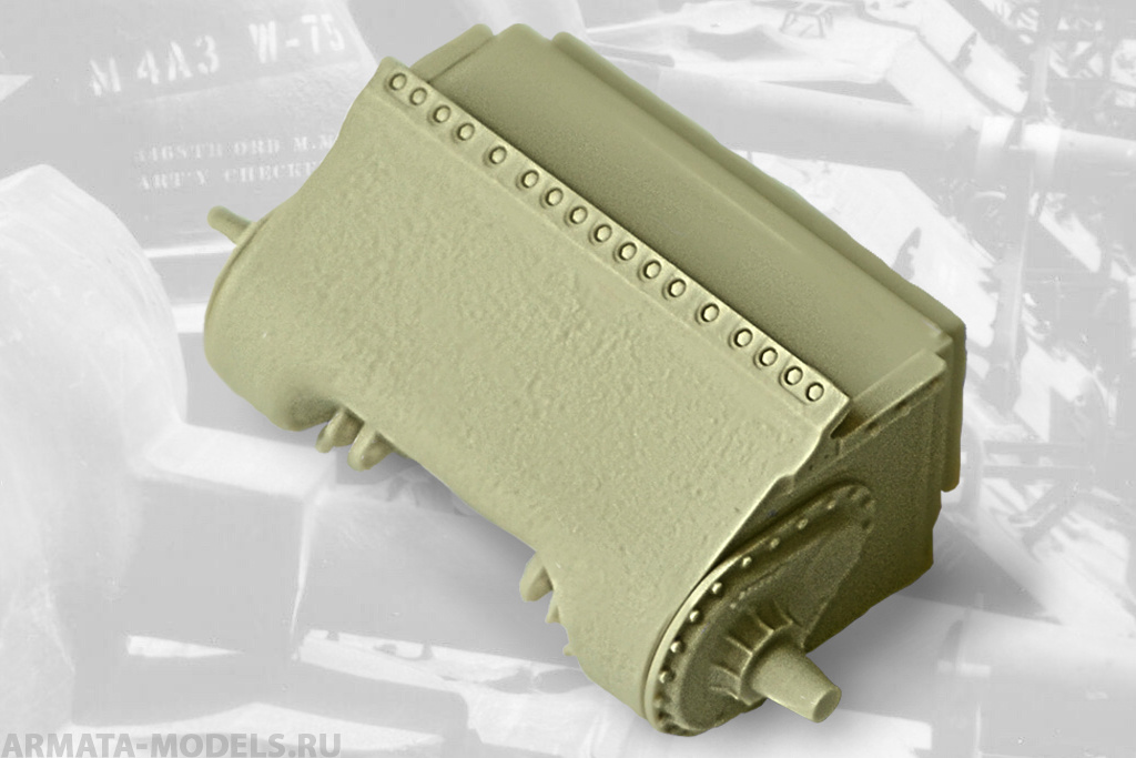 35020FURY Лобовая часть для танка US tank M4 Sherman One-piece FDA (E8543 casting)