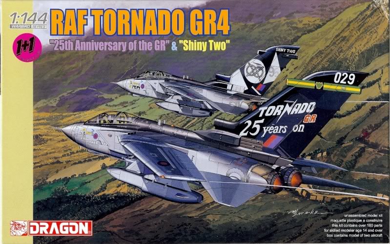 4606Д Самолет RAF TORNADO GR.4 25th ANNIVERSARY OF THE GR & SHINY TWO
