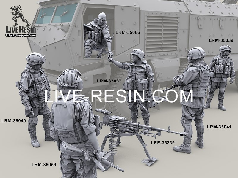 LRM35066 Современный солдат Российской Армии - Водитель автомобиля/бронетехники/Тайфун/Тайфун ВДВ/Камаз к фигуре LRM35067 - 19