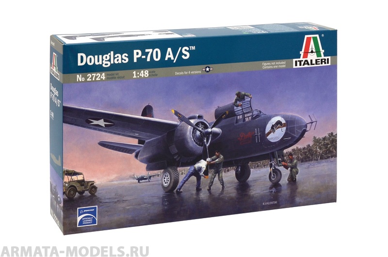2724ИТ Самолет DOUGLAS P-70 A/S Italeri