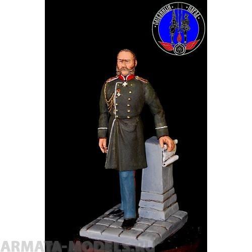 ОП.60.054 Фигура из белого металла  Царь Александр 2  Студия Оловянный Парад