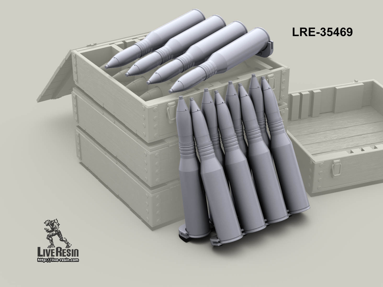 LRE35469 Обоймы со снарядами 57 мм (Не для свободной продажи) Live Resin