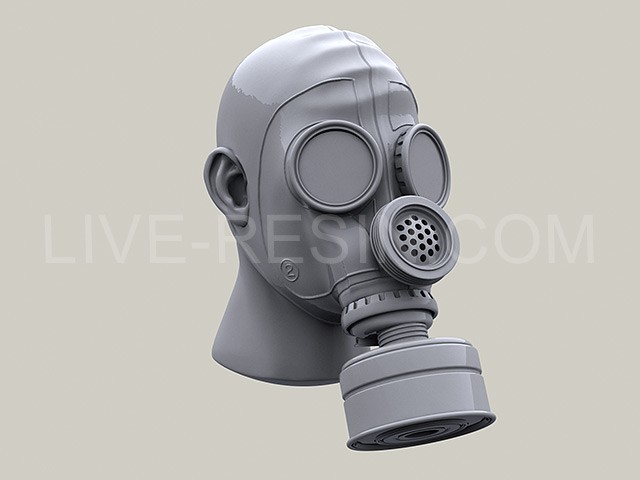 LRE35269 Российский армейский противогаз ПМГ-2 с фильтрами ЕО-18К — ЕО-62К.