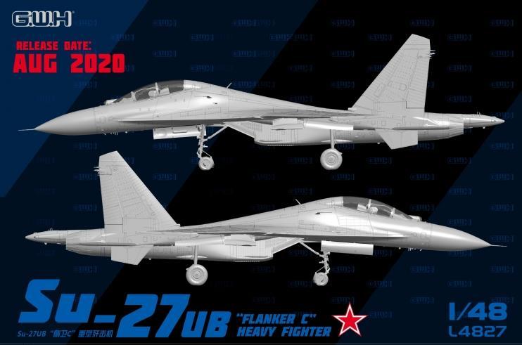 L4827 Российский самолет Су-27УБ Great Wall