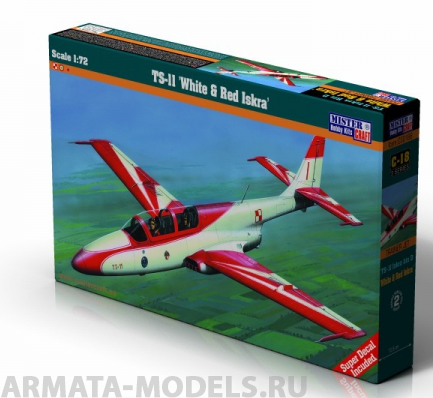 C-22 Самолет TS-11 White and Red Iskra MISTERCRAFT