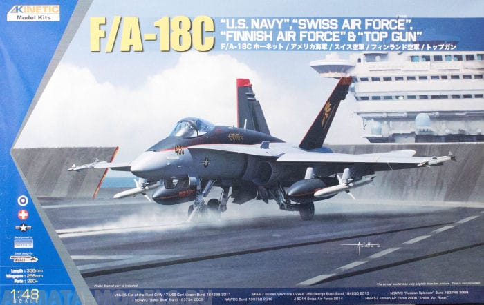 K48031 F/A-18C US Navy, Swiss AirForce, Finnish AirForce Kinetic