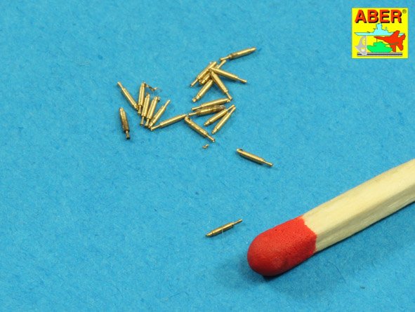 ABR-1:400-L-10  Дополнения для  Set of 20 pcs  (12,7mm) Vickers Mk.III machine gun barrels for Royal Navy ships универсальный набор 1/400