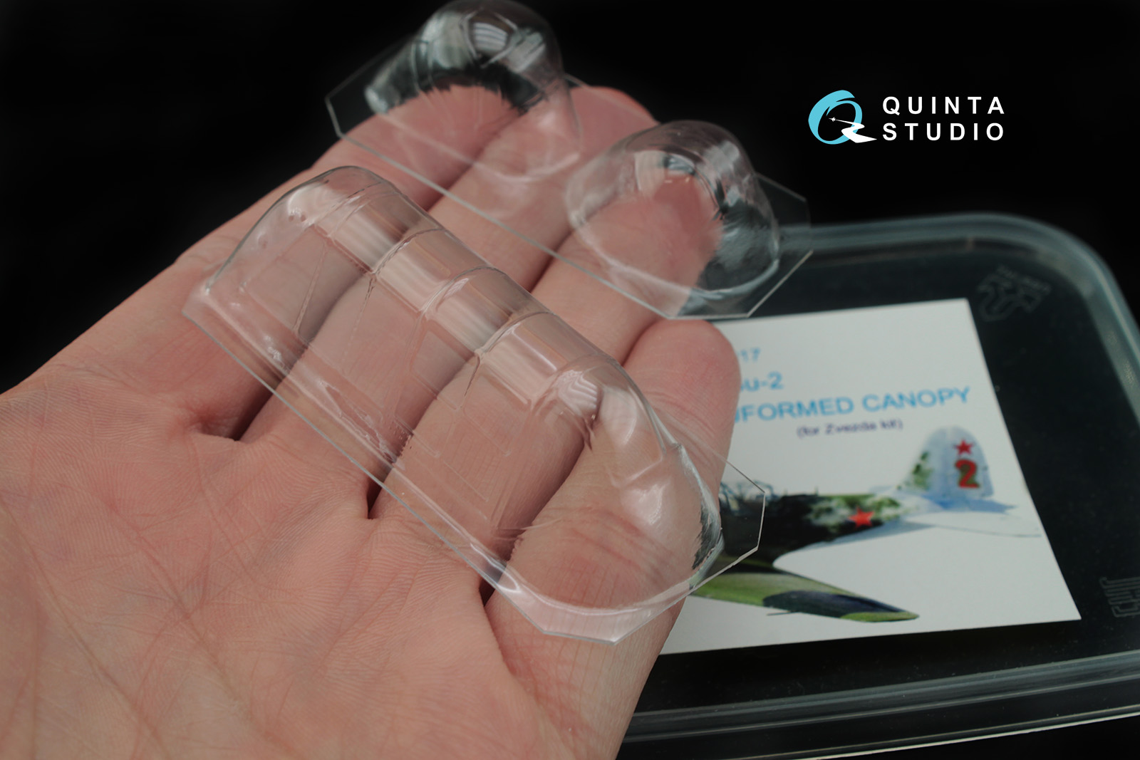 QC48017 1:48 Набор остекления Су-2 (для  модели Звезда)