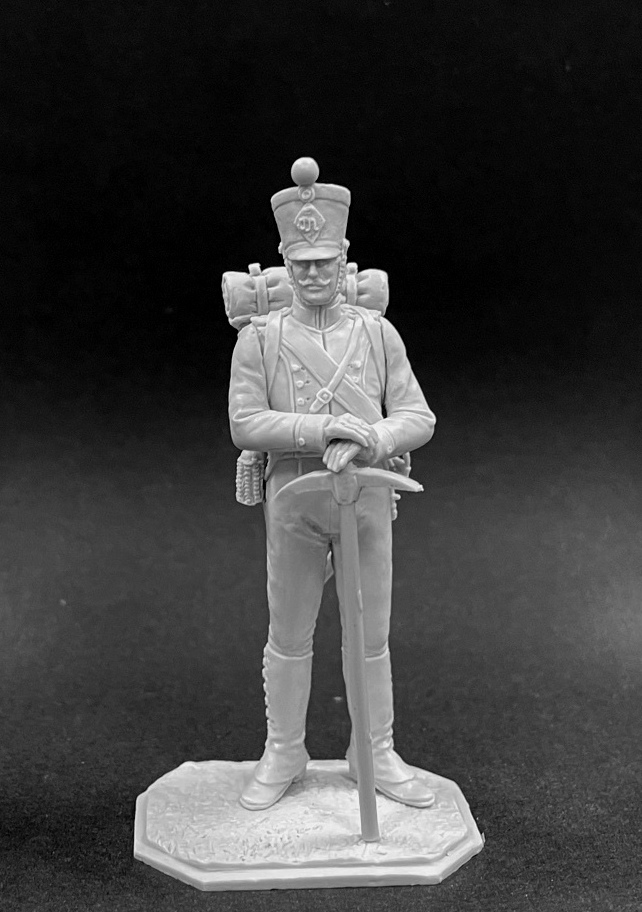 CHM-54354. Испанский батальон пионеров (версия №2), 1812 г. 54 мм. Материал - смола. Chronos Miniatures