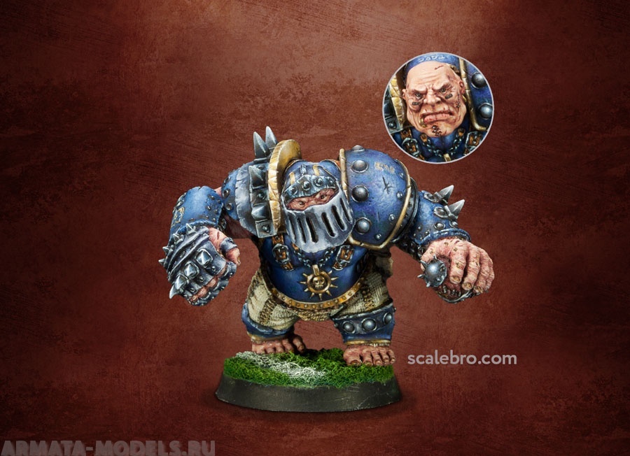 SG-001 Декоративная фигурка из смолы Огр Рыцарь (Ogre Knight) ScaleBro