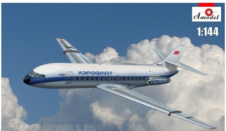 AM1478 Французский самолет Caravelle III Amodel