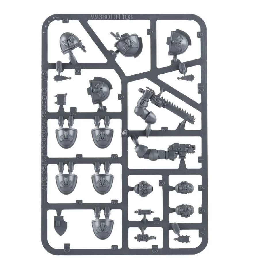 41-30GW Набор улучшений для Примарисов Кровавых Ангелов (Blood Angels Primaris Upgrades)