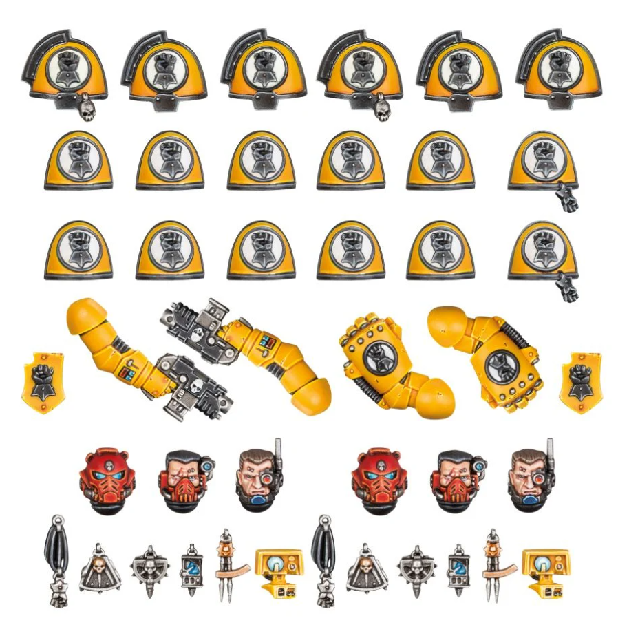 55-26GW Набор улучшений для Примарисов Имперских Кулаков (Imperial Fists Primaris Upgrades and Transfers)