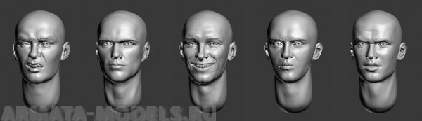 ARM356036 Головы (без волос) №8 ARMOR35