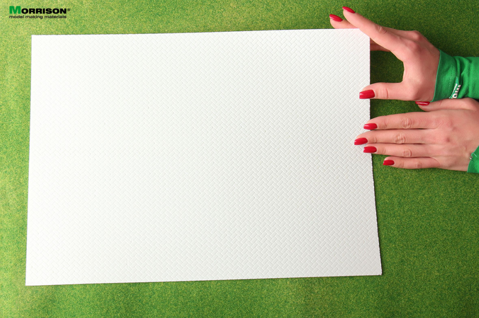 041to021 Объёмная текстура брусчатки ёлочка М1:35. (Лист А3- 28см.х38см.)