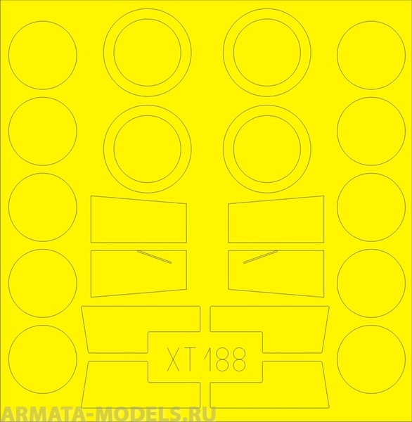 XT188ED  Окрасочная маска 15 CVT Truck / Breda 20/65 1/35