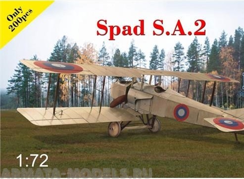 AM7260-1 Французский истребитель SPAD S.A.2 Франция, Россия, РККА Amodel