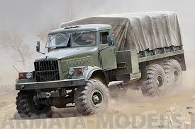 85506 Армейский грузовик Russian KrAZ-255B Hobby Boss