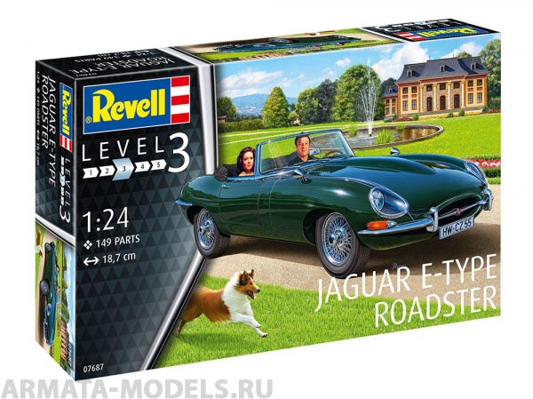 Автомобиль  Jaguar E-Type Roadster Revell