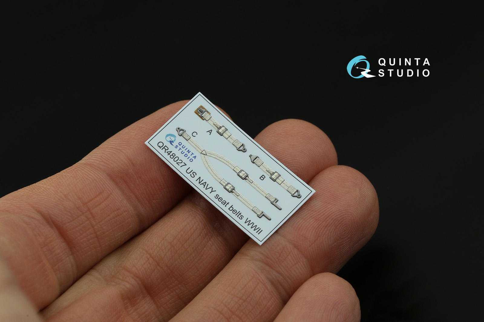 QD48318 3D Декаль интерьера кабины F4F-3 late (Hobby Boss)