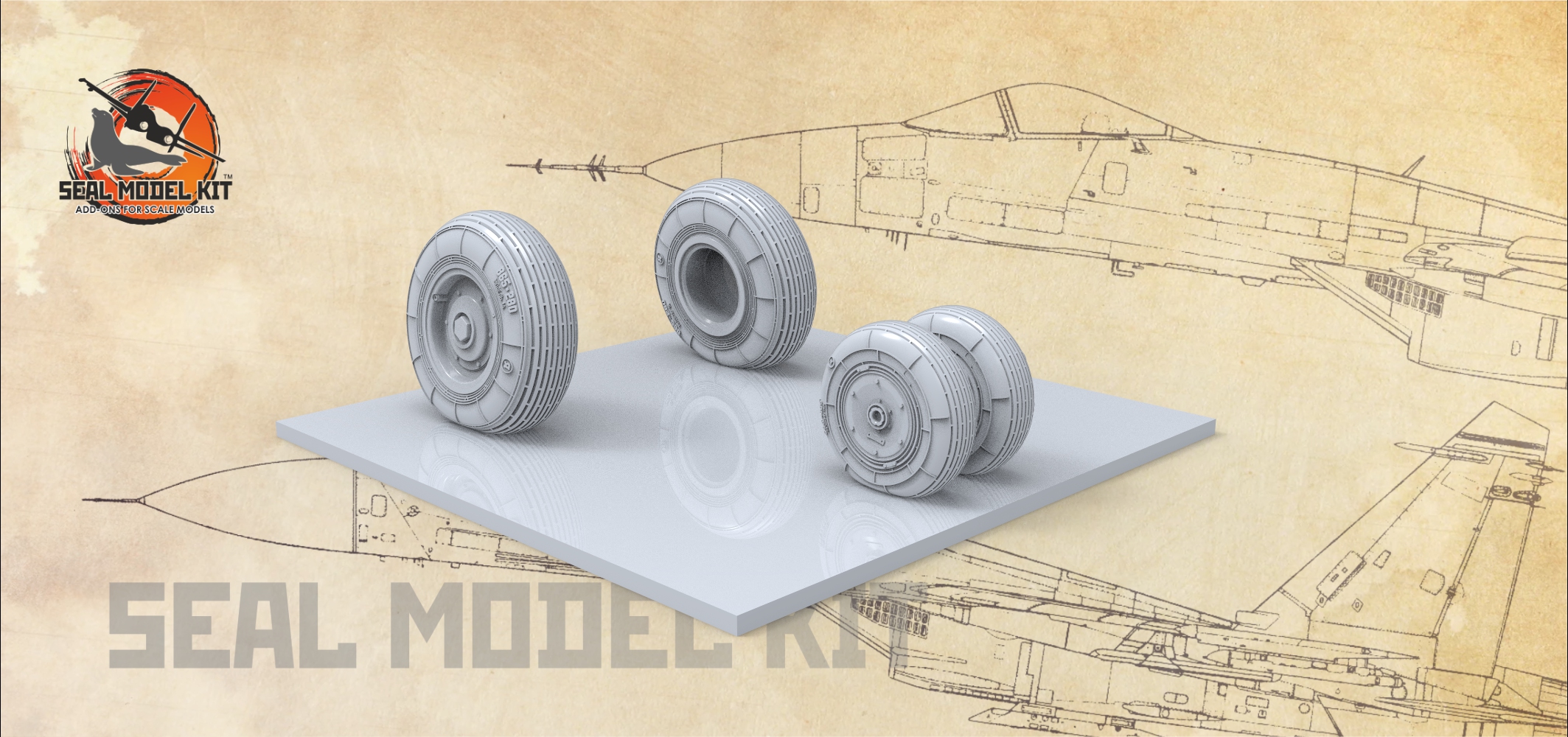 smk48050 Колеса под нагрузкой для Ми-8