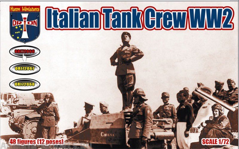 ORI72066 Italian Tank Crew WW2 Orion