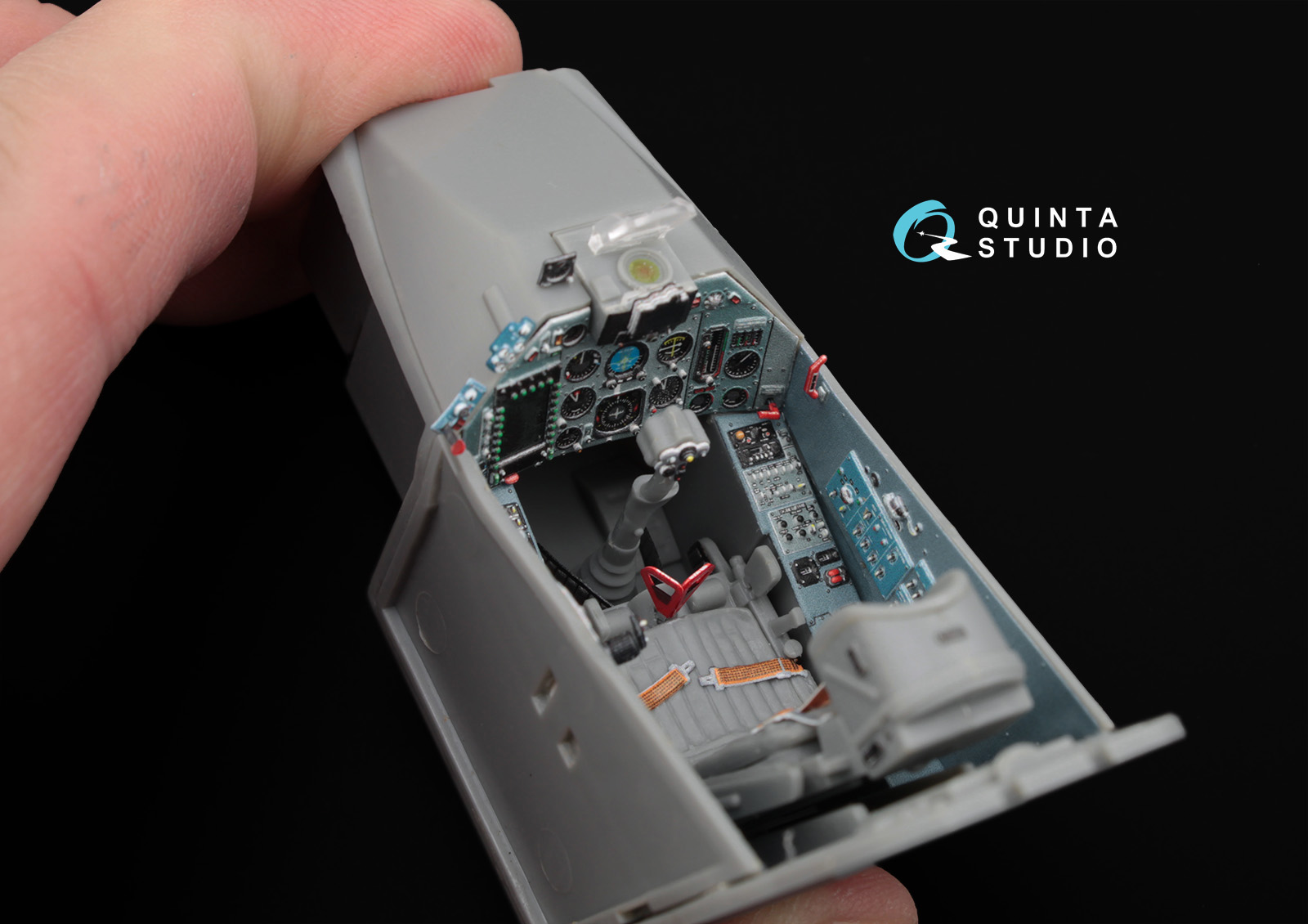 QD32002 1:32 3D Декаль интерьера кабины  Су-25СМ (для модели Trumpeter)