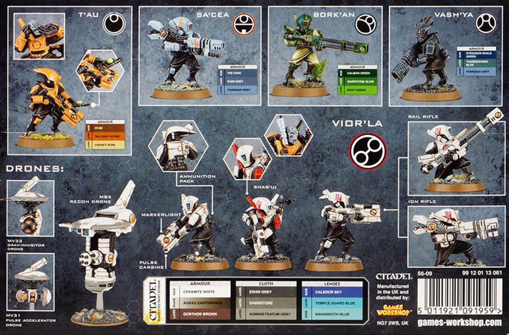 56-09GW Набор Империя Т'ау: Следопыты (T'au Empire Pathfinder Team)