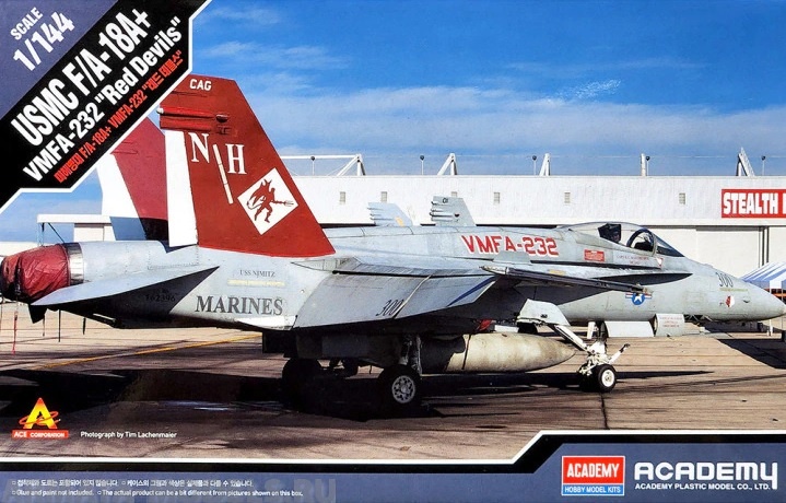 12627 Игрушка авиация USMC F/A-18A+ VMFA-232 Red Devils Academy