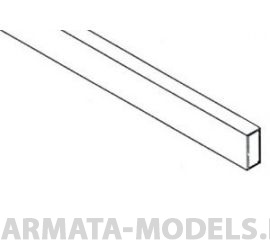 EVG123 Полоска пластиковая 0,5х1,5 мм, 10 шт/уп.