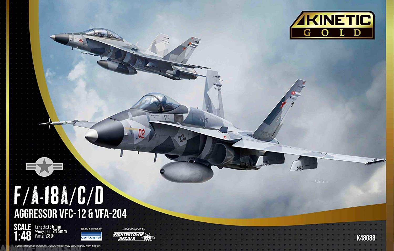 K48088 F/A-18A/C/D Aggressor VFC-12 & VFA-204 Kinetic