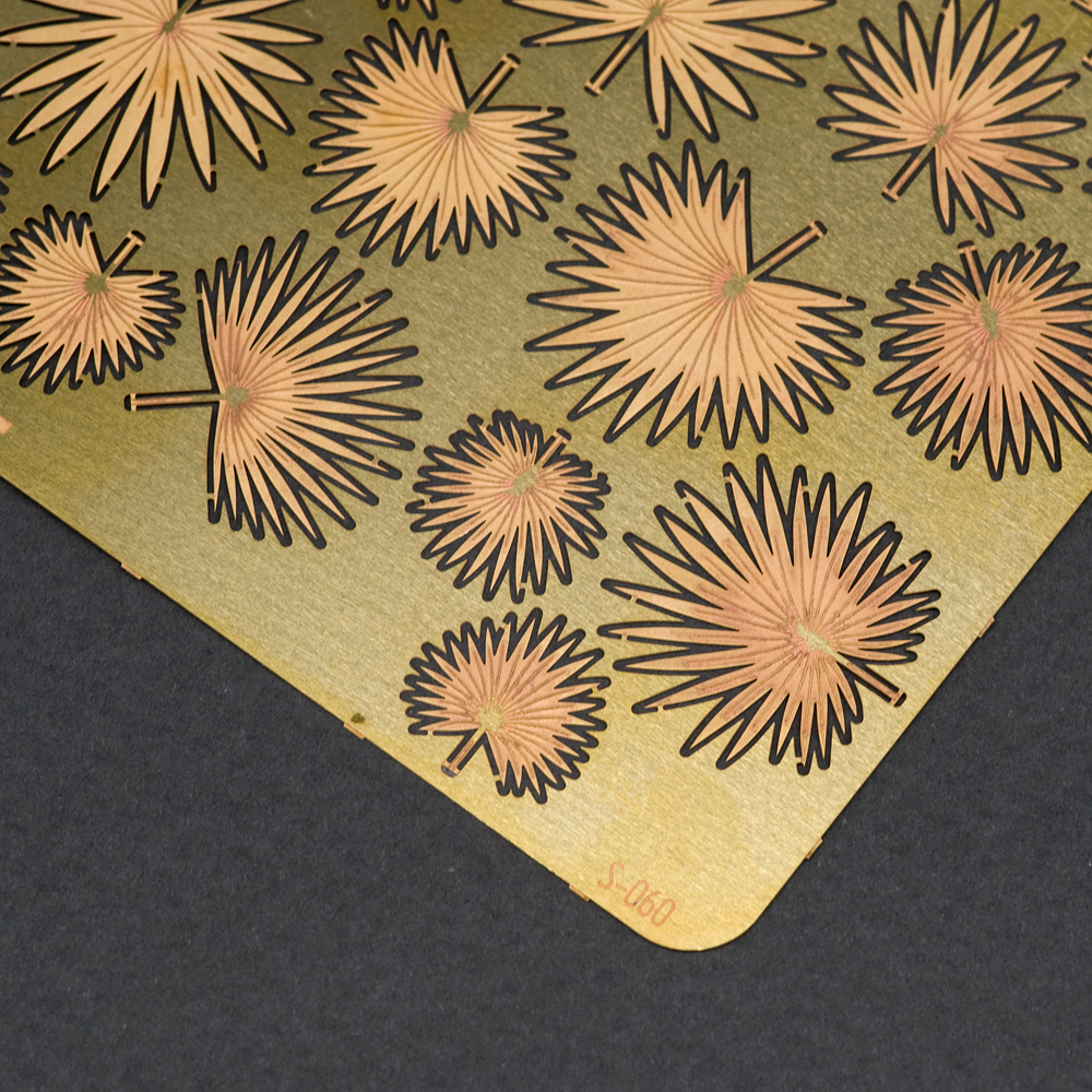 S-060 Листья пальмы веерной (Ливистона), размер ХS