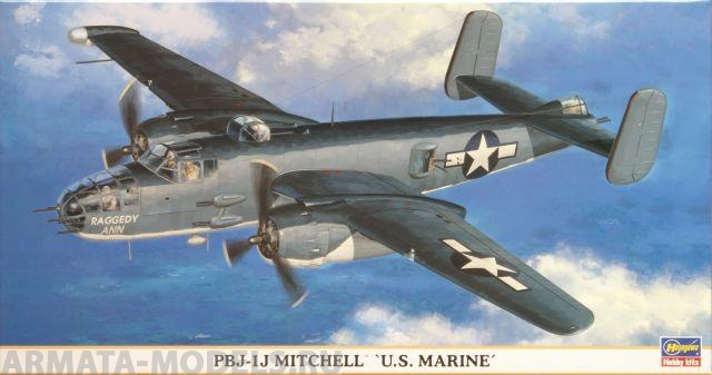 00866 Самолет ВМС США PBJ-1J Mitchel Hasegawa
