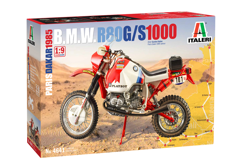 4641ИТ Мотоцикл R80 G/S 1000 1985 Gaston Rahier (10013160/300421/0255806, ИТАЛИЯ ) Italeri
