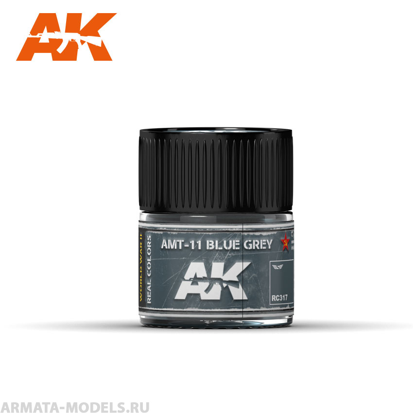 RC317 Краска Real Colors AMT-11 Blue Grey 10ml