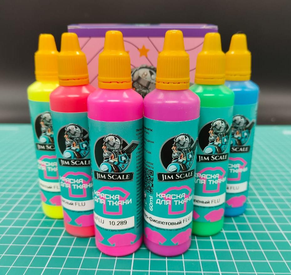 02.601JIM Набор красок по ткани Jim Scale &amp;amp;amp;amp;amp;amp;amp;amp;amp;amp;amp;amp;amp;amp;amp;quot;Флуоресцентные цвета&amp;amp;amp;amp;amp;amp;amp;amp;amp;amp;amp;amp;amp;amp;amp;quot;