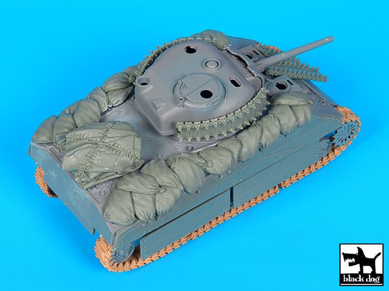T35223 Конверсионный набор M4A2 Tarawa accessories set for Dragon (Black dog)